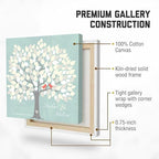 MuralMax Personalized Wedding Signing Tree Canvas Guest Book Wall Art - Image 6