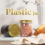 novelinks 8 oz Plastic Mason Jars and Clear Plastic Jars with Lids 8 oz - Image 5