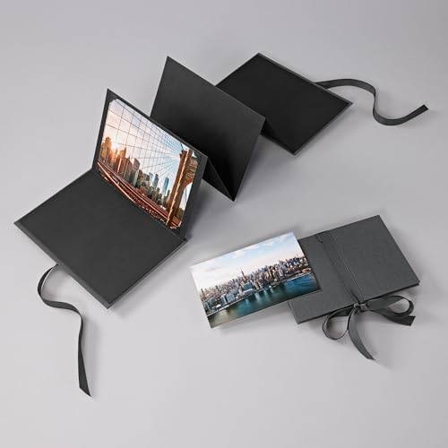Semikolon 370024 Leporello Grande A5 15 x 21 cm 14 Photos 13 x 18 cm Accordion Photo Book Lava Stone Grey - Image 2