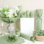 500 Sheets Sage Green Tissue Paper Bulk, 14'' x 20'' Solid Color Wrapping Tissue Paper for Home Party Bridal Shower Baby Shower Gift Wrapping Supplies (Sage Green) - Image 6