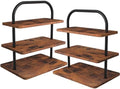 Cupcake Stand, 2 Pack Large 3 Tier Wood Cupcake Tower, Holds 50 Cupcakes by Unknown
