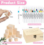 EIGTWEN 78pcs Baby Shower Games Sign Kit, Baby Blocks for Baby Shower(Blue) - Image 5