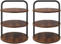Wooden Cupcake Stand 2 Pack, Large Cupcake Tower Stand for 50 Cupcakes, 3 Tiered Wooden Serving Trays Stand, Soporte Para Cupcakes, Dessert Table Display by Unknown