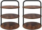 Wooden Cupcake Stand 2 Pack, Large Cupcake Tower Stand for 50 Cupcakes, 3 Tiered Wooden Serving Trays Stand, Soporte Para Cupcakes, Dessert Table Display by Unknown