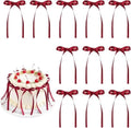 400 Pcs Purple Satin Ribbon Bows Cake Toppers by Unknown
