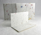 Of The Earth Handmade Paper - Wildflower Seed Paper Folding Table Card - Place/Name/Gift - 3.5" x 4" - Set of 96 (17s Pink Recycled) - Image 2