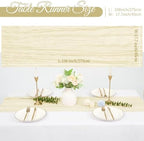 20 Pack Cheesecloth Table Runner 17 x 108 Inch, Ivory - Image 2