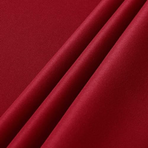 sancua 6 Pack Red Tablecloths 60x102 Inch for 6 Feet Rectangle Tables - Image 6