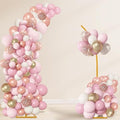 Balloon Arch Stand Kit, Balloon Arch Stand Set of 2 with Metal 8FT & 6.2FT by Unknown