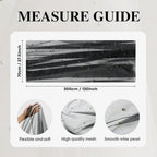 Artoid Mode 10-Pack Pearl Black Gauze Table Runner 10FT Home Decor - Image 6