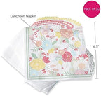 Kate Aspen Decorative Paper Napkins - Set of 120-6.5 Inch Durable Disposable Serveware, Easy Cleanup for Birthday, Wedding, Bridal Shower, Baby Shower, Anniversary Party (Bulk) - Garden Blooms - Image 6