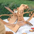 Guest Book Alternative, Personalized Rustic Wedding Maple Leaf Drop Frame - Image 5