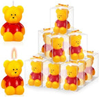 50 Pcs Bear Baby Shower Candle Favors for Guest Bear Party Favors Baby Shower Candles Bulk for Gifts Party Decorations (Yellow) by Dansib