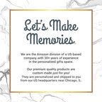 Let's Make Memories Personalized Pewter Baby Plate - Welcome Newborn - Celebrate New Baby - Nursery Decor - Customize Name, Weight, Length, Birthdate, Time of Birth - 9" Dia - Image 5