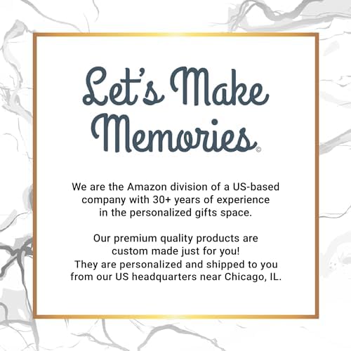 Let's Make Memories Personalized Pewter Baby Plate - Welcome Newborn - Celebrate New Baby - Nursery Decor - Customize Name, Weight, Length, Birthdate, Time of Birth - 9" Dia - Image 5