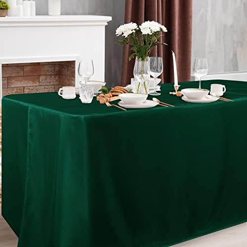 Obstal 2 Pack Blackish Green Table Cloths for 8 Foot Rectangle Tables - Image 2