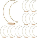 MAGICLULU Metal Floral Hoop Centerpiece with Base 10.23 X 7.87 X 1.41 in DIY Wedding Table Decoration for Flower Garlands Party Decor and Tabletop Centerpieces by MAGICLULU
