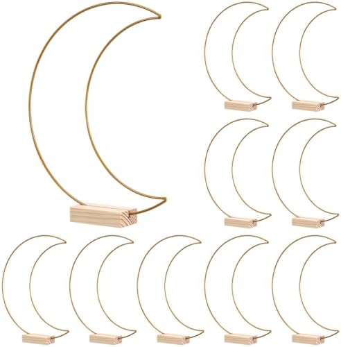 MAGICLULU Metal Floral Hoop Centerpiece with Base 10.23 X 7.87 X 1.41 in DIY Wedding Table Decoration for Flower Garlands Party Decor and Tabletop Centerpieces by MAGICLULU