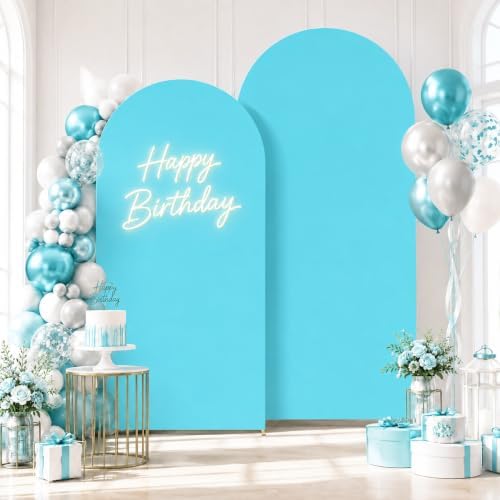 2 Pack Arch Backdrop Stand and Cover Set (7.2FT/6FT), Balloon Arch Stand - Image 7