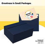 110 5x7 Navy Blue Invitation Envelopes - for 5x7 Cards - A7 - (5 ¼ x 7 ¼ inches) - Perfect for Weddings, Graduation, Baby Shower - 120 GSM - Peel, Press & Self Seal - Square Flap (Pack of 2) - Image 6