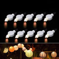 30 Pack Paper Lantern Lights ,Battery Operated, Warm White,Last 36 Hours by KITOSUN
