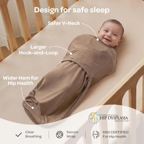 Momcozy Swaddles for Newborns, Quiet Fastener Swaddle for Infant 0-3 Months - Image 4