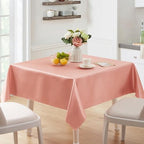 6 Pack Square Satin Table Cover, 52 x 52 Inches, Rose Gold - Image 6