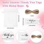Vesici Baby Shower Party Favors Bottle Openers Keychains, 25 Sets, Girl - Image 4