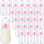SiliFine 30 Pcs Baby Shower Favor Party Bottle Chug Game, Pink by SiliFine