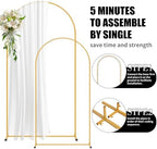2 Pack Arch Backdrop Stand and Cover Set (7.2FT/6FT), Balloon Arch Stand - Image 3
