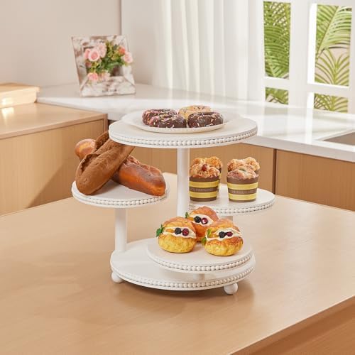 4 Tier Cupcake Stand for 50 Cupcakes - Wooden Cake Stand | Cupcake Display - Image 4