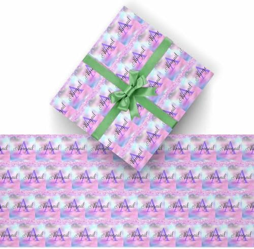 AOFUN Custom Wrapping Paper - Funny Gift For Boys & Men, Personalized - 3 Rolls, 58" x 23" Each - Image 2