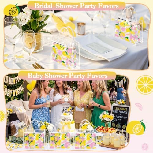 LemonRoad 24 Pcs Lemon Party Favors, Pink Yellow Lemon Theme Gift - Image 6