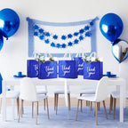 Sweetude 30 Thank You Non Woven Gift Bag, 11 x 12 x 5 Inch, Royal Blue - Image 6