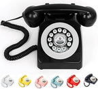 Audio Guest Book Wedding Phone, Record Customized Audio Message with Guest Book Retro Phone Audio GuestBook for Wedding Birthday Party Confession Audio Message Voicemail(Black) by ROOMEDAL