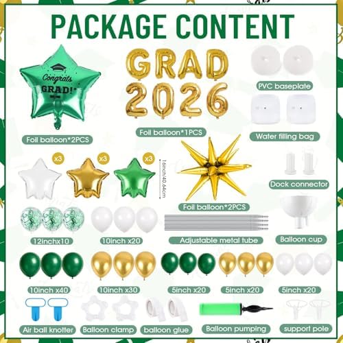 garduation decoration (Green Graduation) - Image 2