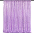 8ft x 8ft Light Purple Sequin Backdrop for Wedding Baby Shower Decorations by QueenDream