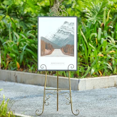 Vintage Metal Free Standing Adjustable Display Stand Easel - Image 4