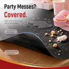 Plastic Table Cover, 300 Ft X 54 In Disposable Table Cloth Rectangle Table - Image 3