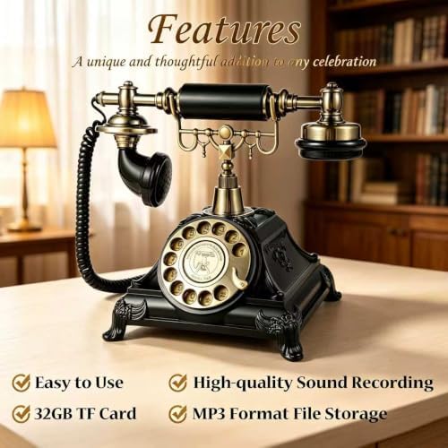 Audio Guest Book Wedding Phone,Record Customized Audio Messages for Parties - Image 2