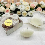 White Seashell Candle Party Favors in a Plastic Box, Wedding Favor Guest Bulk,Bridal Shower Gifts, Baby Shower giveaways for Baptism (10,20,30,50,100.. Options Available in Customize Section) - Image 5