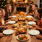 ejonirinjonir 150pcs Sturdy Thanksgiving Plastic Plates For Fall Dinner - Image 3