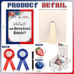 Strawberry Blueberry Gender Reveal Game Baby Shower Red Blue - Image 2