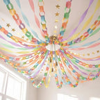 TaoBary Pastel Party Decorations 600 Sheet Paper Chain, Pastels, Same Size by TaoBary
