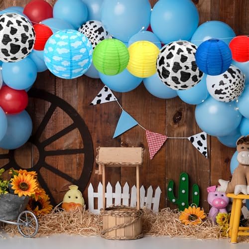 Motimind 12 Pcs Cartoon Story Birthday Party Decors Classroom Paper Lantern - Image 6