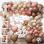 Highland Cow Baby Shower Decorations for Girl, Holy Cow Baby Shower Decor by Unknown