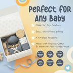 ARI MES Baby Gift Set for Newborns, Baby Shower Gift Basket with Swaddle - Image 5