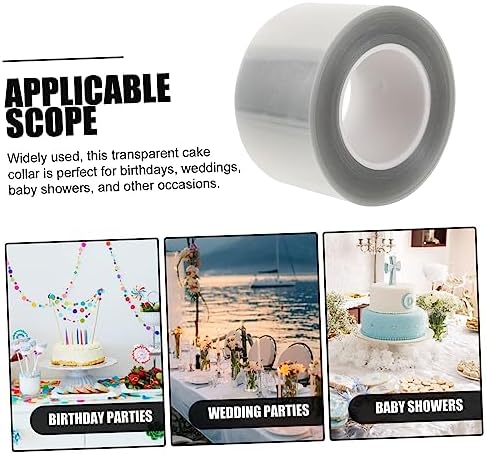 Mousse Cake Collar 1 Sheet Food-grade Plastic for Dessert Edges - Image 3