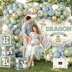 Dragon Baby Shower Decorations Kit, Baby Dragon Baby Shower Party Supplies - Image 5