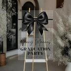 Personalized Graduation Yard Sign Class of 2026 Custom Graduation Welcome Sign with Name for Party Outdoor Lawn Decor, Clear Acrylic or Frosted Option, Waterproof Durable Display for Garden Entrance - Image 3
